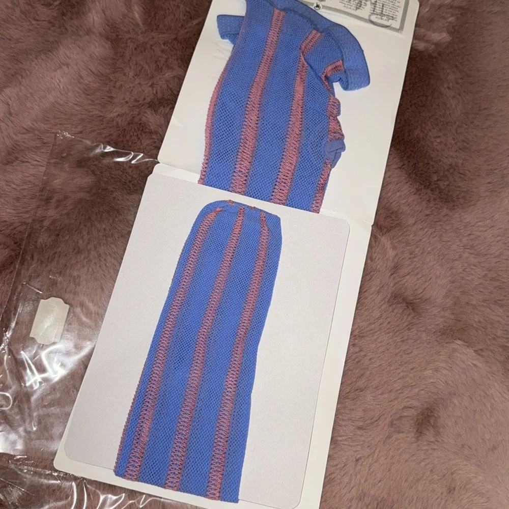 Philippe Matignon Fashion Net‎ Tights In Bicolor Cotton